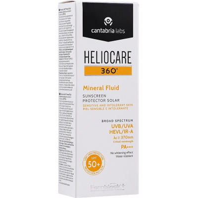 CANTABRIA Рідкий сонцезахисний флюїд із 100% мінеральними фільтрами  HELIOCARE 360º Mineral Fluid SPF 50+, 50 мл