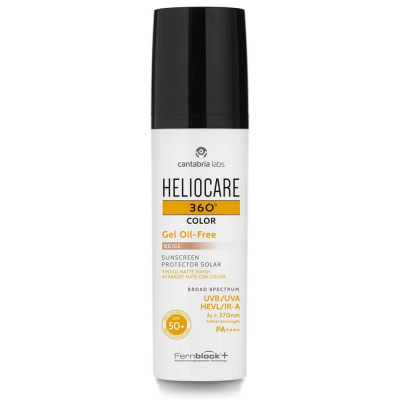CANTABRIA Тональний сонцезахисний гель на водній основі (тон беж) HELIOCARE 360º Color Gel Oil-Free SPF 50+, 50 мл