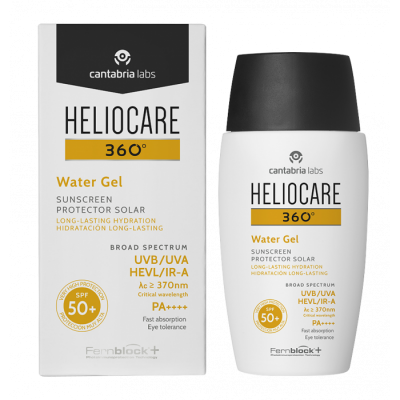 CANTABRIA Сонцезахисний зволожуючий гель із SPF 50+ HELIOCARE 360º ​​Water Gel, 50 мл