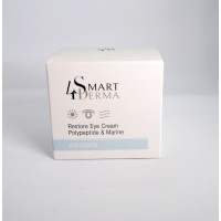 Smart4Derma Aquagen RESTORE EYE CREAM POLYPEPTIDE&MARINE Зволожуючий дренажний крем від темних кругів та набряків 30 мл