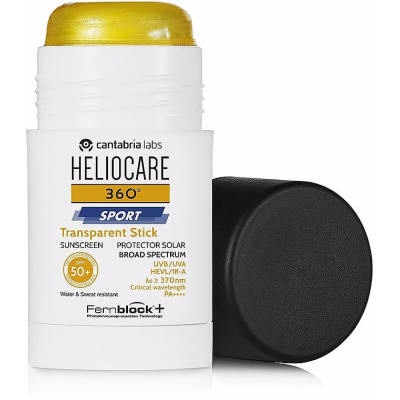 CANTABRIA Сонцезахисний стік для занять спортом HELIOCARE 360º SPORT TRANSPARENT STICK SPF50+, 25 г