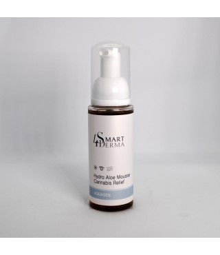 Smart4Derma Aquagen Hydro Aloe Mousse Cannabis Relief Пінка для сухої та чутливої шкіри з канабісом, 80 мл