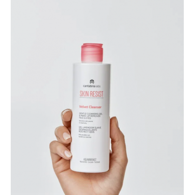 CANTABRIA Оксамитовий гель для очищення чутливої ​​шкіри SKIN RESIST VELVET CLEANSER , 200 мл