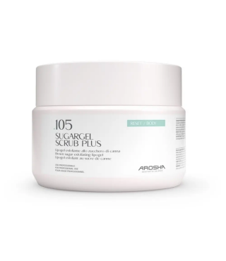 AROSHA Скраб-ексфоліант для тіла з коричневим цукром .105 Sugargel Scrub Plus, 500 мл