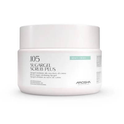 AROSHA Скраб-ексфоліант для тіла з коричневим цукром .105 Sugargel Scrub Plus, 500 мл