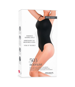 AROSHA Чорне боді-слім розмір M/L .503 BODYSLIM Body in Bio-Infrared Dermofibra Size M/L, 1 шт