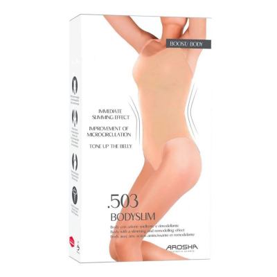 AROSHA Боді-слім Нюд розмір L/XL .503 BODYSLIM Body in Bio-Infrared Dermofibra Nude Size L/XL, 1 шт