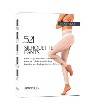 AROSHA Легінси з антицелюлітним розчином розмір S/M .521 SILHOUETTE PANTS Pre-Soaked Pants For Advanced Cellulite Imperfect, 1 шт