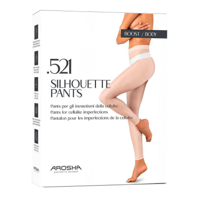 AROSHA Легінси з антицелюлітним розчином розмір S/M .521 SILHOUETTE PANTS Pre-Soaked Pants For Advanced Cellulite Imperfect, 1 шт