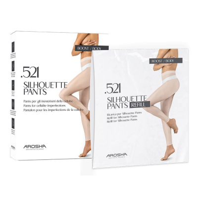 AROSHA Легінси з антицелюлітним розчином розмір S/M .521 SILHOUETTE PANTS Pre-Soaked Pants For Advanced Cellulite Imperfect, 1 шт AROSHA Легінси з антицелюлітним розчином розмір S/M .521 SILHOUETTE PANTS Pre-Soaked Pants For Advanced Cellulite Imperfect, 1 шт