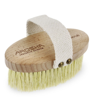 AROSHA Натуральна щітка для сухого пілінгу з агави Natural Brush Dry Peeling, 1шт