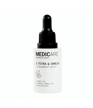 Medicare Освітлююча сироватка для обличчя з вітаміном C 15% C-TETRA & OMEGA ULTRA BRIGHT SERUM, 30 мл