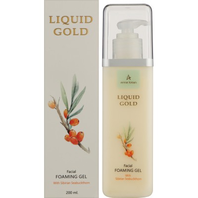 Anna Lotan Золотий очищуючий гель Liquid Gold Facial Foaming Gel, 200 мл Anna Lotan Золотий очищуючий гель Liquid Gold Facial Foaming Gel, 200 мл