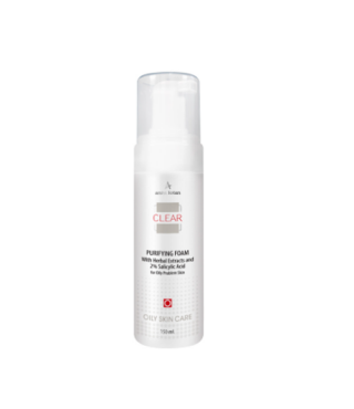 Anna Lotan Очисна пінка з екстрактом рослин і 2% саліцилу Clear Purifying Foam, 150 мл