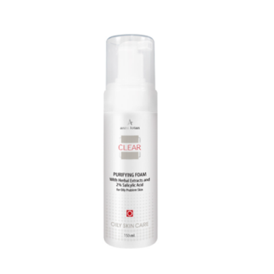 Anna Lotan Очисна пінка з екстрактом рослин і 2% саліцилу Clear Purifying Foam, 150 мл
