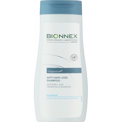 Bionnex Шампунь проти випадіння волосся та лупи Organica Anti Hair Loss Shampoo Anti Dandruff, 300мл