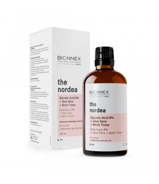 Bionnex Тонер для обличчя The Nordea Glycolic Acid%8 + Aloe Vera + Birch Toner, 100мл