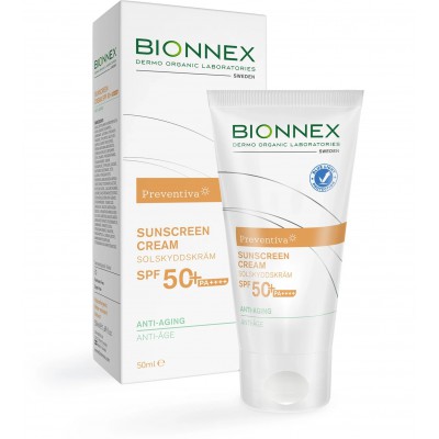 Bionnex Антивіковий сонцезахисний крем Preventiva Sunscreen 50+ Anti Aging, 50мл