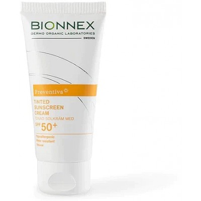 Bionnex Тональний сонцезахисний крем Preventiva Tinted Sunscreen Cream Spf 50+, 50мл