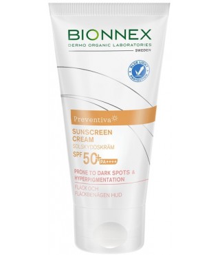 Bionnex Сонцезахисний крем проти гіперпігментації Preventiva Sunscreen Cream SPF 50+ Hyperpigmentation, 50мл