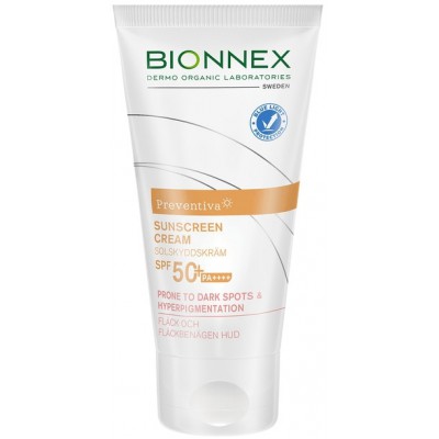Bionnex Сонцезахисний крем проти гіперпігментації Preventiva Sunscreen Cream SPF 50+ Hyperpigmentation, 50мл