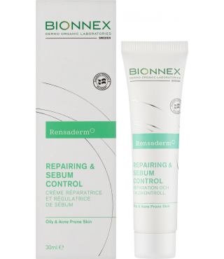 Bionnex Балансувальний крем для обличчя Rensaderm Repairing and Sebum Control, 30мл