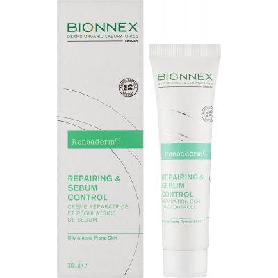Bionnex Балансувальний крем для обличчя Rensaderm Repairing and Sebum Control, 30мл