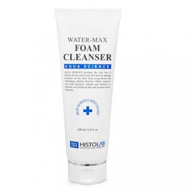 HISTOLAB Очищуюча гель-пінка для обличчя WATER-MAX FOAM CLEANSER, 200 мл