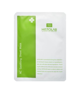 HISTOLAB Маска на нетканній основі Заспокійлива для профілактики акне AC SOOTHING SHEET MASK, 30 мл