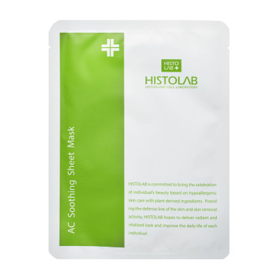 HISTOLAB Маска на нетканній основі Заспокійлива для профілактики акне AC SOOTHING SHEET MASK, 30 мл