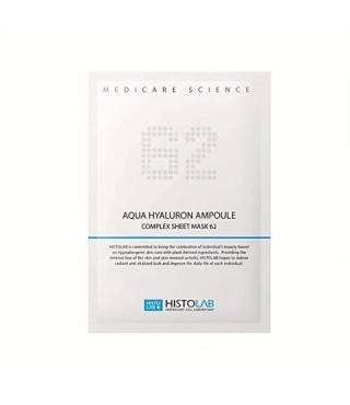 HISTOLAB Маска зволожуюча з гіалуроновою кислотою 62 AQUA HYALURON AMPOULE COMPLEX SHEET MASK, 30 г