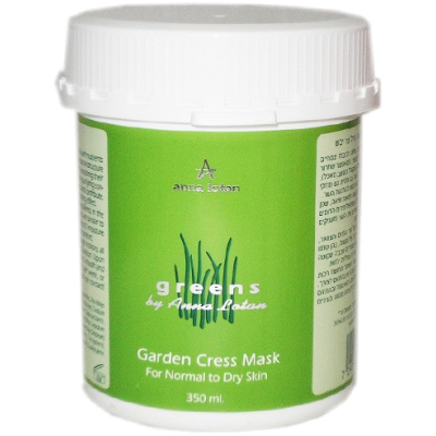 Anna Lotan Крес-салат маска Greens Garden Cress Mask, 350 мл