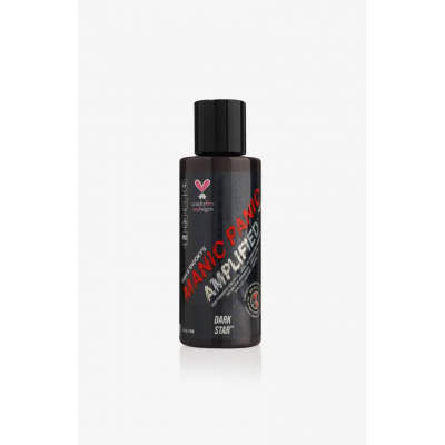 Manic Panic Напівперманентний прямий, 100% веганський фарбник глибоко фіолетово - сірого відтінку барвник Amplified Dark Star, 118мл