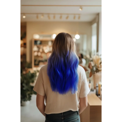 Manic Panic Напівперманентний прямий, 100% веганський фарбник яскраво синього відтінку Amplified Rockabilly Blue, 118мл