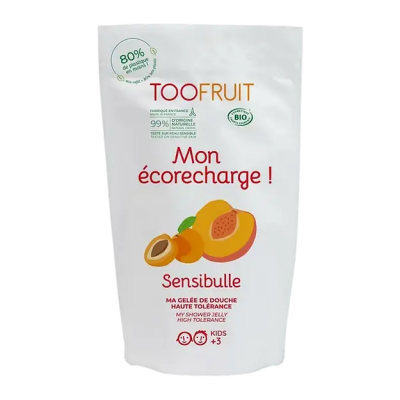 Toofruit Ніжний гель-душ Сенсібюль Персик-Абрикос, рефіл PF098, 400 мл