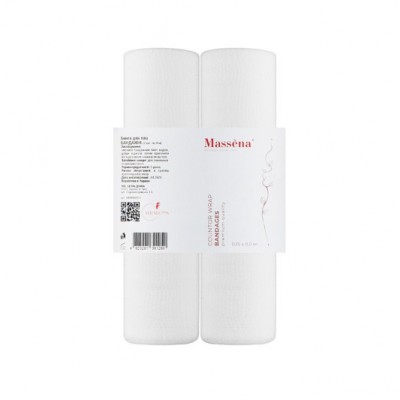 Massena Бинти для бандажного обгортання Countor Wrap Bandages, 2 шт