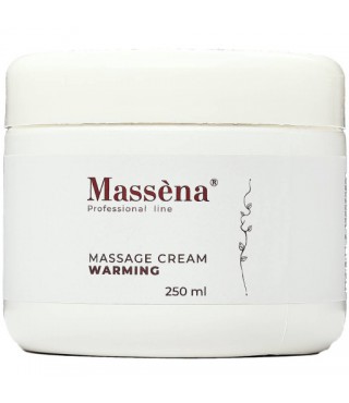 Massena Крем зігріваючий масажний для схуднення тіла MASSAGE CREAM WARMING, 250 мл