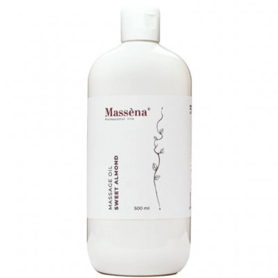 Massena Олія масажна для тіла солодкий мигдаль MASSAGE OIL SWEET ALMOND, 500 мл