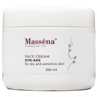 Massena Суха та чутлива шкіра крем для обличчя SYN-AKE CREAM, 250 мл