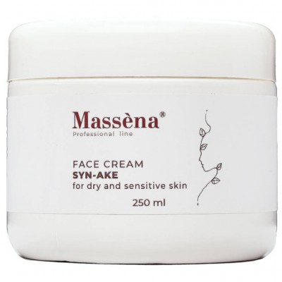 Massena Суха та чутлива шкіра крем для обличчя SYN-AKE CREAM, 250 мл