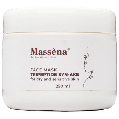 Massena Суха та чутлива шкіра маска для обличчя SYN-AKE MASK, 250 мл