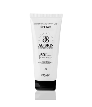AG Skin СОНЦЕЗАХИСНИЙ ФЛЮЇД ДЛЯ ТІЛА SPF 50+ EXORESTORATION BODY FLUID SPF 50+, 200 мл