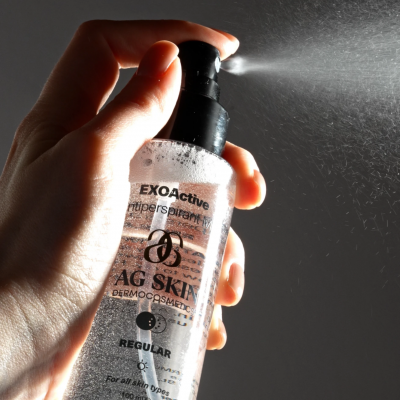 AG Skin МУЛЬТИФУНКЦІОНАЛЬНА АНТИПОТОВА РІДИНА EXOACTIVE ANTIPERSPIRANT MIST, 100 мл