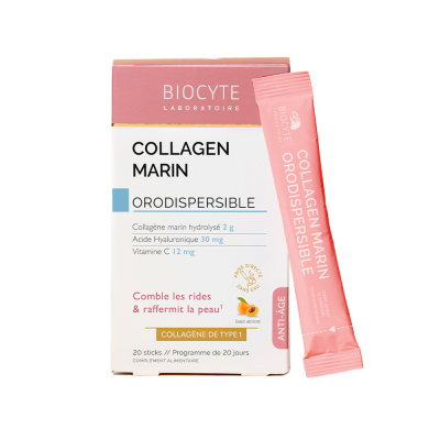 Biocyte Колаген для пружності та молодості шкіри COLLAGEN MARIN ORODISPERSIBLE, 20 стіків