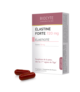 Biocyte Морський еластин, відновлення пружності шкіри Elastine Forte 720 mg, 40 капсул