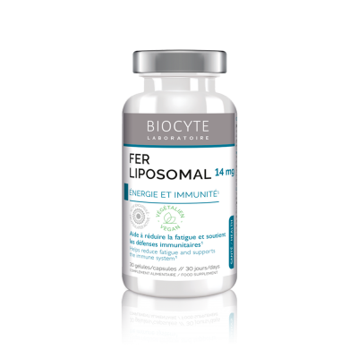 Biocyte Боротьба зі залізодефіцитною анемією Fe Fer Liposomal, 30 капсул
