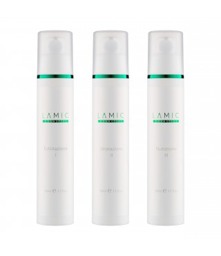 Lamic Cosmetici Ультраліфтинг для обличчя та зони декольте Ultra-lifting per il viso e la zona del decollete 7 процедур 3* 50 мл