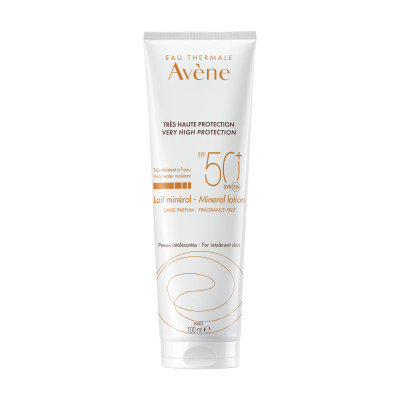Авен Сонцезахисне мінеральне молочко для чутливої шкіри SPF 50+ Avene Lait Mineral SPF 50+, 100 мл