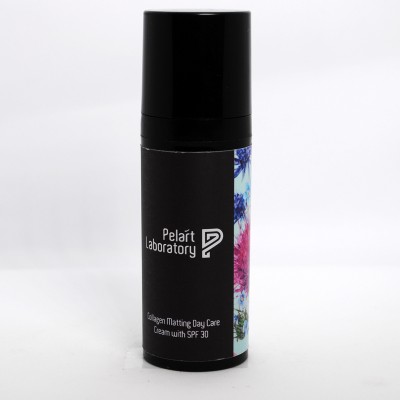 Пеларт Денний матуючий крем із колагеном SPF 30 світлий тон Pelart Laboratory Trifolium Pretense Line Collagen Matting Day Cream  Spf 30