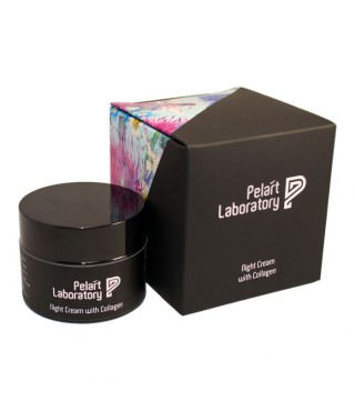 Пеларт Нічний крем для обличчя з колагеном Pelart Laboratory Trifolium Pretense Line Night Cream With Collagen 50 мл